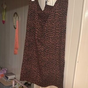 Leopard Print pencil skirt